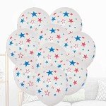 Patriotic 4th of July Latex Balloons – 30 Pack