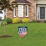 Happy Veterans Day Patriotic Lawn Sign - 1 Piece
