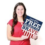 Happy Veterans Day Patriotic Lawn Sign - 1 Piece