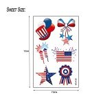 90Pcs Independence Day American Flag Temporary Tattoos