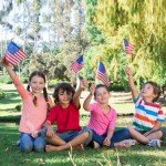 100 Mini American Flags on Sticks – 4x6 Inch