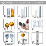 25FT Aluminum Flagpole with USA Flag Kit