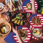 American Flag Party Supplies for 25 Guests