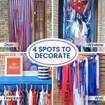 Patriotic Crepe Paper Streamers - 6 Rolls