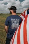 Not ReWritten Navy Patriotic Triblend T-Shirt