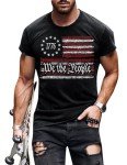 Men's 4th of July American Flag T-Shirt