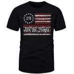 Men's 4th of July American Flag T-Shirt