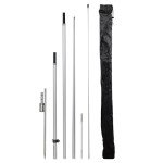 13-Foot Feather Flag Pole Kit with Spike