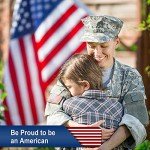 USA Flag with Embroidered Stars and Brass Grommets