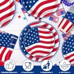 96PCS 4th of July Party Supplies Set