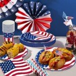 96PCS 4th of July Party Supplies Set