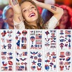 4th of July Temporary Tattoos - 90pcs Set