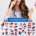 4th of July Temporary Tattoos - 90pcs Set