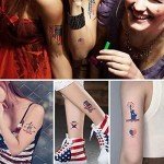 4th of July Temporary Tattoos - 90pcs Set