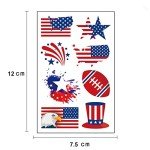4th of July Temporary Tattoos - 90pcs Set