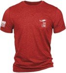Nine Line Red Triblend Patriotic T-Shirt