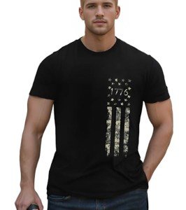 USA Patriotic Graphic Tees for Men