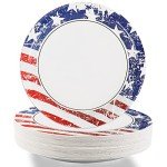 Patriotic American Flag Disposable Party Plate Set