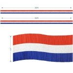 Red, White, & Blue Streamer Decoration Pack