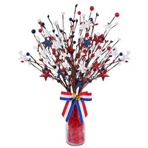 4 Pack Patriotic Berry Picks for Independence Day