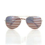 Aviator USA Flag Sunglasses - Perfect for 4th of July