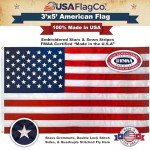 Heavy Duty 3x5 American Flag for Outdoors