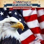 Heavy Duty 3x5 American Flag for Outdoors