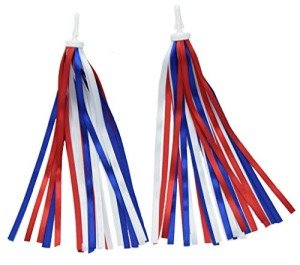 Red, White & Blue Patriotic Bike Streamers