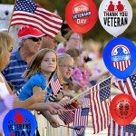 Veterans Day Balloons - 48PC Patriotic Set