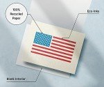 American Flag Note Cards - 12 Pack