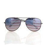 USA Flag Aviator Sunglasses - Perfect for July 4th