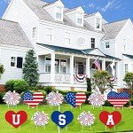 11-Piece 4th of July Yard Sign Set