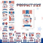 50 Patriotic Temporary Tattoos for 4th of July