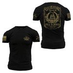Grunt Style Old No. 76 Men's Black T-Shirt