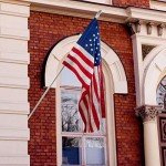 American Flag 2.5'x4' Sleeved - Red, White, Blue