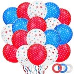 60 Pcs Patriotic Balloons Set for Celebrations