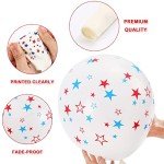 60 Pcs Patriotic Balloons Set for Celebrations
