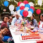 60 Pcs Patriotic Balloons Set for Celebrations