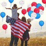 60 Pcs Patriotic Balloons Set for Celebrations