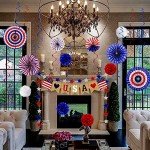 4th of July USA Banner Party Decorations Set