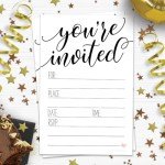 Sweet Heart Patriotic Invitations with Envelopes - 20 Count