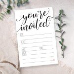 Sweet Heart Patriotic Invitations with Envelopes - 20 Count