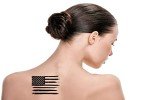 USA Flag Temporary Tattoos - Patriotic Set of 6