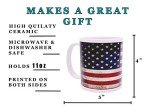 USA Flag Coffee Mug - Rustic Patriotic Gift