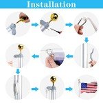 20 FT Heavy Duty Aluminum Flag Pole with US Flag