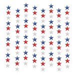 Patriotic Star Banner Garland Decorations - 8 Pack