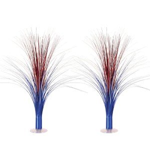 Metallic Spray Centerpieces for Patriotic Parties