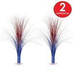 Metallic Spray Centerpieces for Patriotic Parties