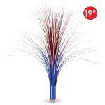 Metallic Spray Centerpieces for Patriotic Parties