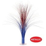 Metallic Spray Centerpieces for Patriotic Parties
